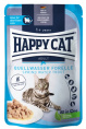 Влажный корм для кошек Happy Cat Culinary Meat in Sauce QuellwasserForelle Adult Cat кусочки в соусе (85 гр.)