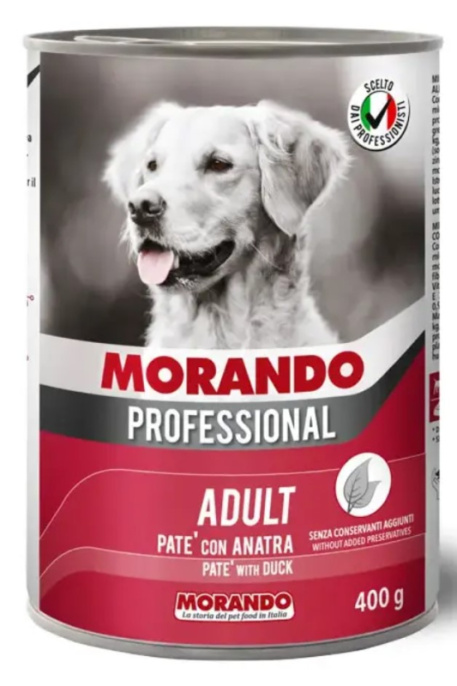 Паштет для собак Morando cane Professional Adult Dog (утка) (400 гр)