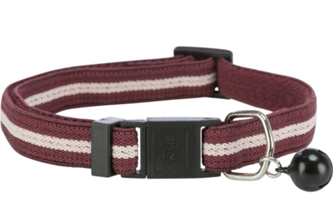 TRIXIE Ошейник эластичный для кошек в полоску