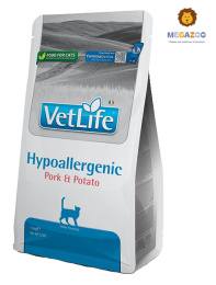 Сухой корм для кошек Farmina Vet Life Cat Hypoallergenic Pork&Potato