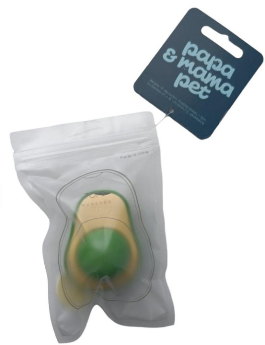 Игрушка для кошек Papa&Mama Pet Авокадо (мята) (6 см)