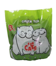 FOR CATS Наполнитель силикагелевый (зеленый чай)