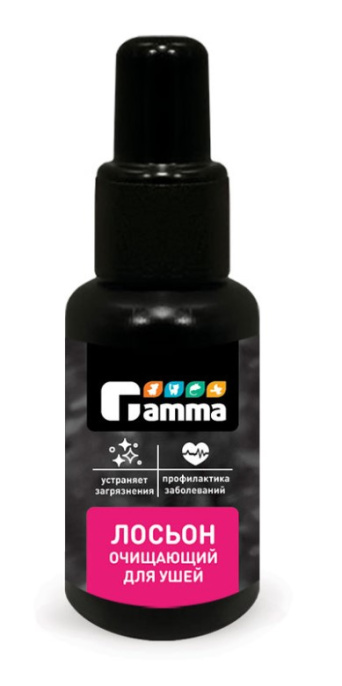Gamma Лосьон очищающий для ушей для кошек и собак (30 мл)