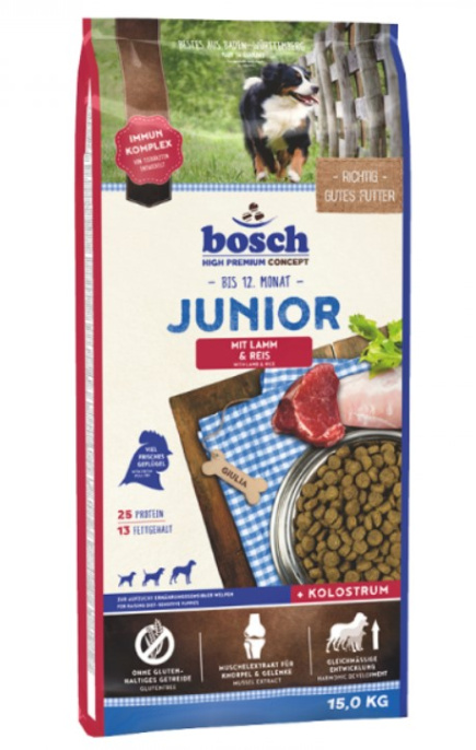Сухой корм для собак Bosch Junior (ягненок и рис) (1 кг)