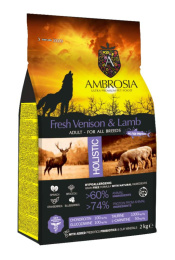 Сухой корм для собак Ambrosia Grain Free Dog Adult All Breed (оленина, ягненок)