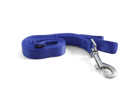 Поводок нейлоновый для собак "Стандарт" (синий)