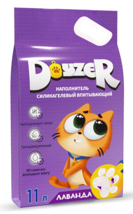 Наполнитель силикагелевый DOYZER (лаванда) (3,8 л (1,6 кг))