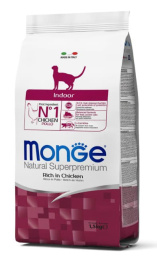 Сухой корм для кошек Monge Cat Indoor (курица)