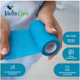 Бинт самофиксирующийся Valta Care Premium c горьким вкусом голубой (10 х 450 см)