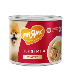 Влажный корм для собак всех пород Мнямс Паштет из телятины «ФИТНЕС»