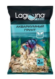 Грунт бежевый меланж 2 кг 6-9 мм 20202E Laguna (73954044)