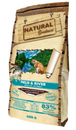 Сухой корм для кошек Natural Greatness Field & River Recipe Adult (лосось, ягненок)