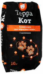 Сухой корм для кошек Терра Кот (цыпленок) 10 кг