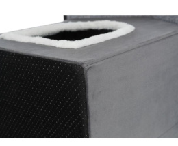 TRIXIE Домик для кошек и собак Livia (темно-серый/белый)