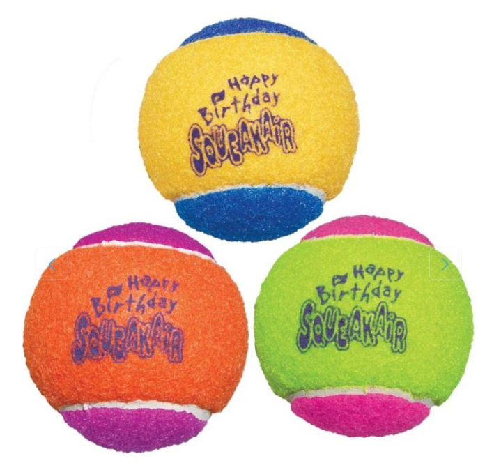 KONG Игрушка для собак SqueakAir Birthday Balls (M)