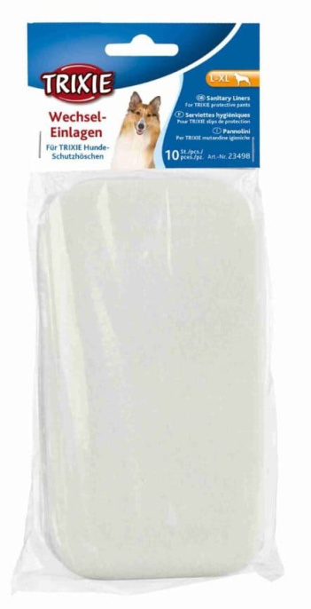 Подкладки для штанишек TRIXIE, 10 шт (XS, S, S-M)