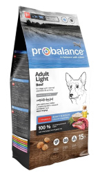 Сухой корм для собак ProBalance Dog Light Beef Adult (говядина)