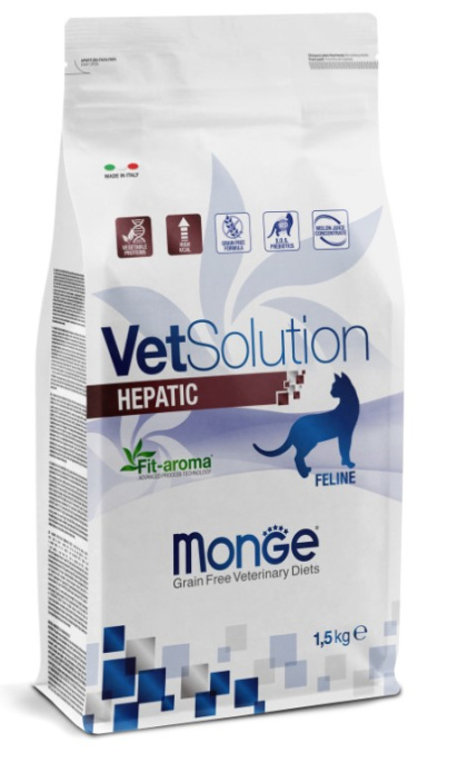 Сухой корм для кошек Monge VetSolution Hepatic Cat (400 гр.)