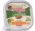 Консервы для кошек Miglior Gatto Паштет Le Specialità Italiane Adult Cat (курица, морковь, фасоль) (100 гр)