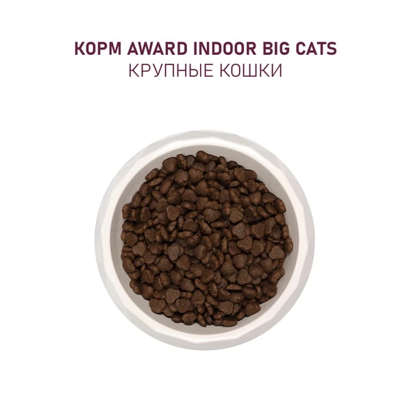 Сухой корм для кошек Award Indoor Big Cats (говядина, курица) (400 гр.)