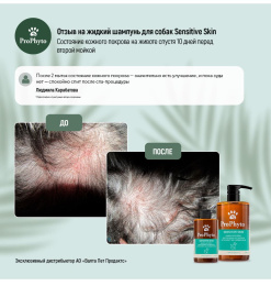 Шампунь для собак ProPhyto Sensitive Skin против зуда и раздражения