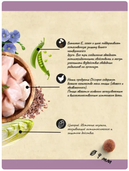 Сухой корм для пожилых кошек Chicopee CNL SENIOR BEST AGE (1,5 кг)