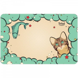 Коврик под миску для кошек TRIOL Кошечка