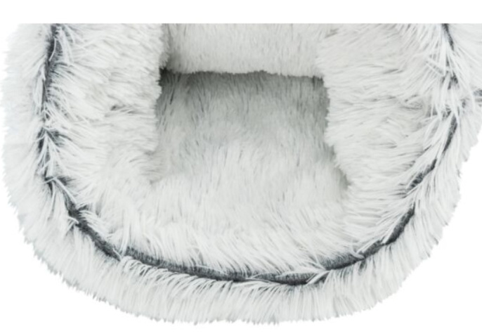 TRIXIE Лежак-пещера для кошек Harvey (серый/бело-черный) (40х60 см)