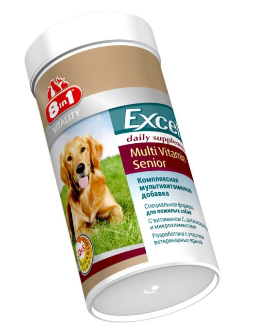 Кормовая добавка для пожилых собак 8in1 Excel Multi Vit-Senior (70 таб.)