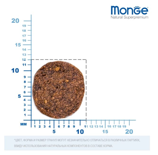 Сухой корм для щенков Monge Monoprotein Puppy & Junior All Breeds (лосось, рис) (800 гр.)