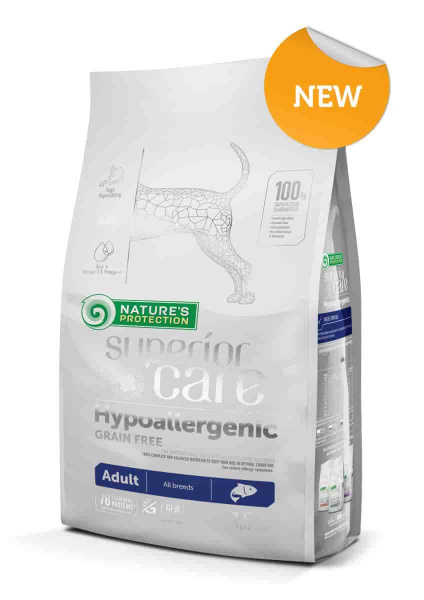 Сухой корм для собак Nature's Protection HYPOALLERGENIC GRAIN FREE SALMON ADULT ALL BREEDS (10 кг)