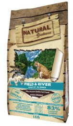 Сухой корм для кошек Natural Greatness Field & River Recipe Adult (лосось, ягненок)