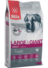 Сухой корм для собак Blitz Classic Large & Giant Breeds Adult Dog