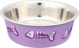 Миска металлическая для кошек TRIXIE Paw & Bone
