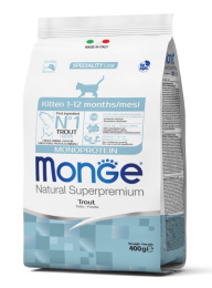 Сухой корм для котят Monge Monoprotein Kitten (форель)