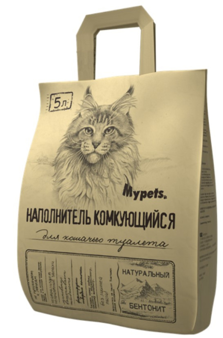 Наполнитель комкующийся Mypets (5 л)