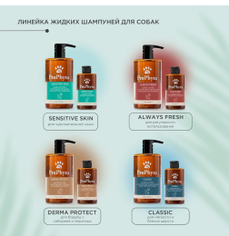 Шампунь для собак ProPhyto Derma Protect  против перхоти и себореи