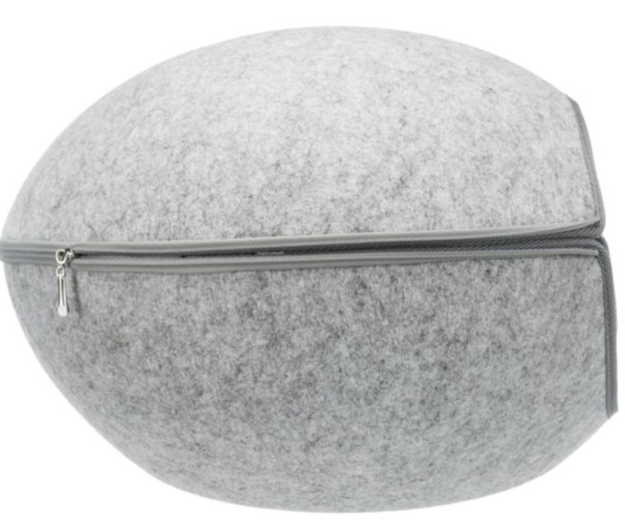 TRIXIE Домик для кошек и собак Luna (светло-серый) (58 х 39 х 54 см)