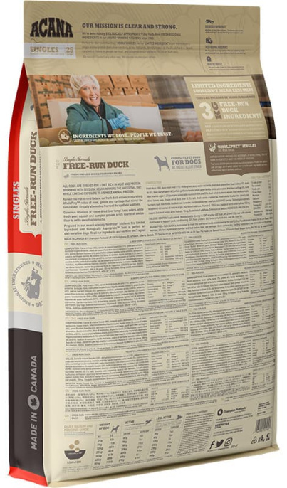Сухой корм для собак ACANA FREE-RUN DUCK DOG (11,4 кг)
