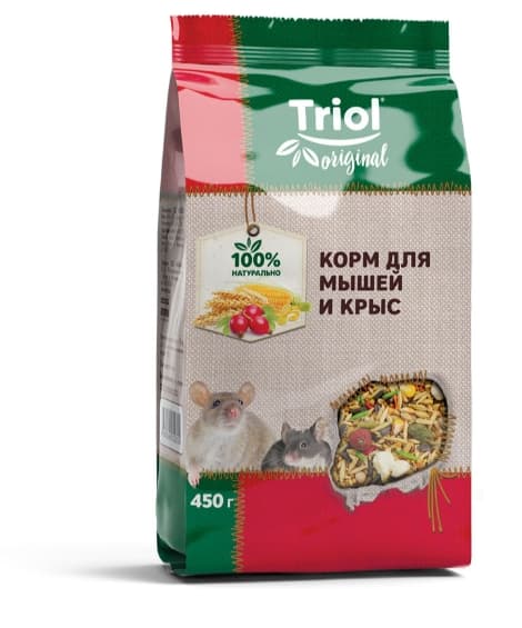 Корм для мышей и крыс Triol Original (450 гр)