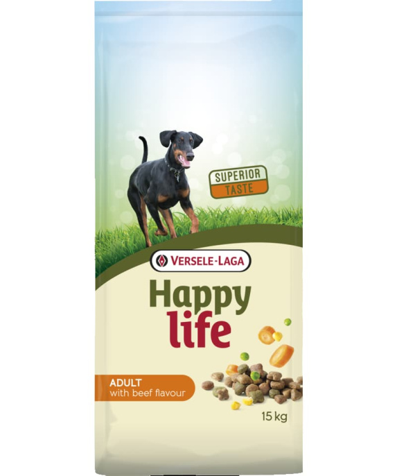 Сухой корм для собак Happy Life (говядина) (15 кг)