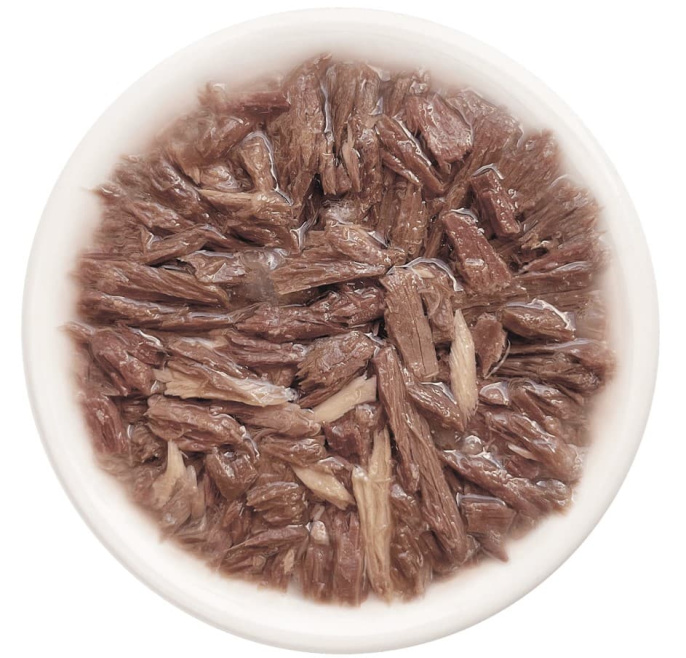 Влажный корм для кошек "Деревенские лакомства" Рыбный обед № 6 из тунца (50 гр.)