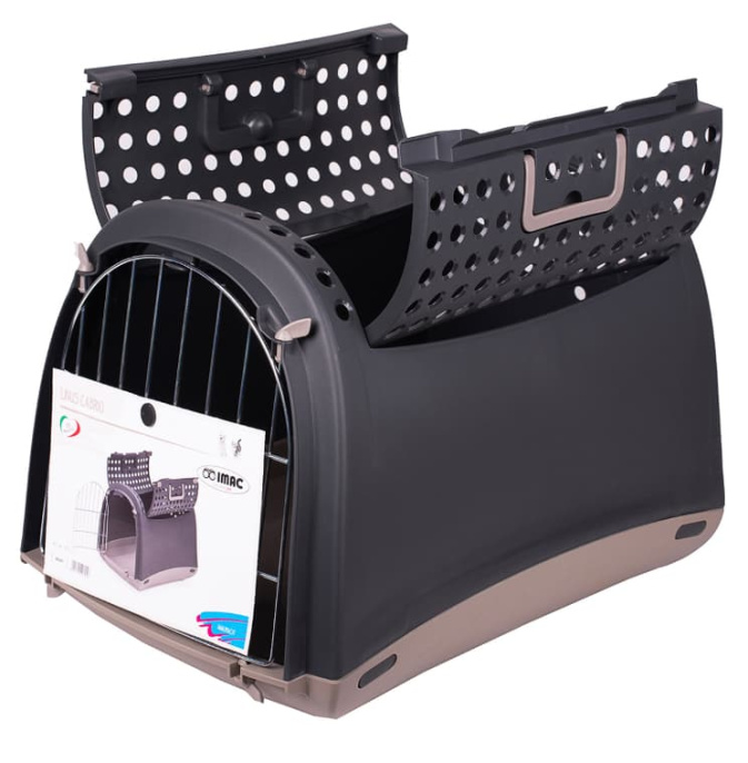 Переноска для животных IMAC LINUS CABRIO (антрацит)