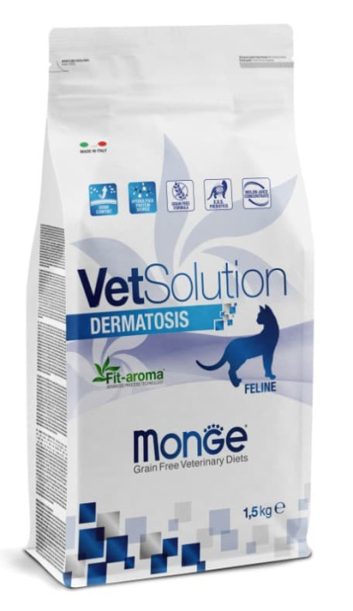 Сухой корм для кошек Monge VetSolution Dermatosis Cat (400 гр.)