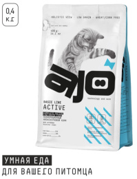 Сухой корм для кошек AJO Basic Line Аctive Adult Cat