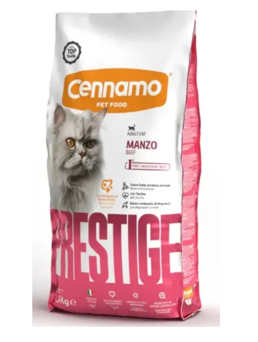 Сухой корм для кошек Cennamo PRC Manzo Adult Cat (говядина) (10 кг)