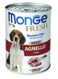 Консервы для собак Monge Fresh Dog Adult Lamb (ягненок)