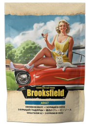 Влажный корм для кошек BROOKSFIELD Sterilized/Light Adult Cat в соусе (лосось)