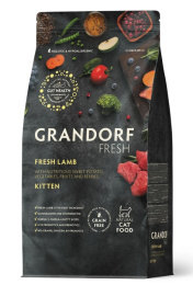 Сухой корм для котят GRANDORF Fresh Lamb&Sweet Potato KITTEN (ягнёнок, батат)