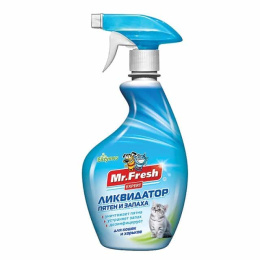 Ликвидатор пятен и запаха для кошек и хорьков 3в1 Mr.Fresh (спрей)